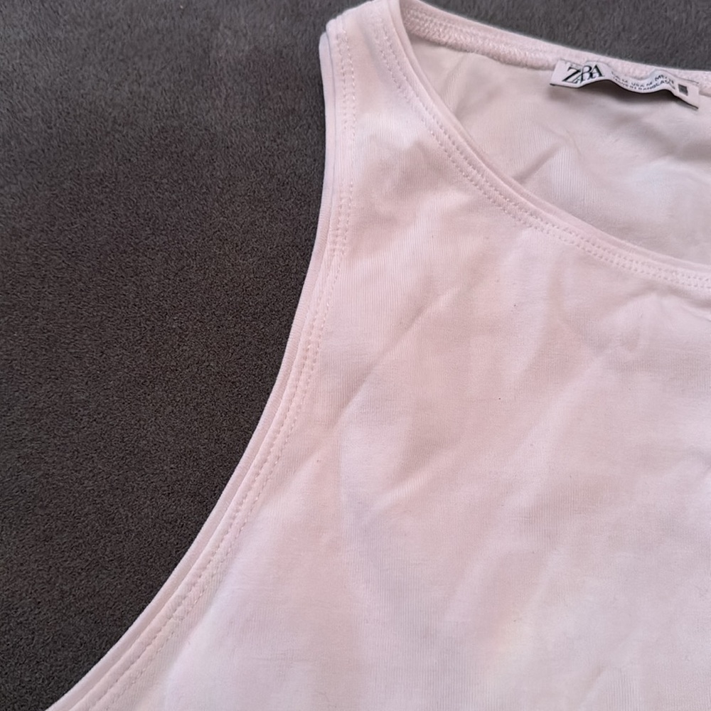 Zara Basic White Tank - Picture 3 of 5
